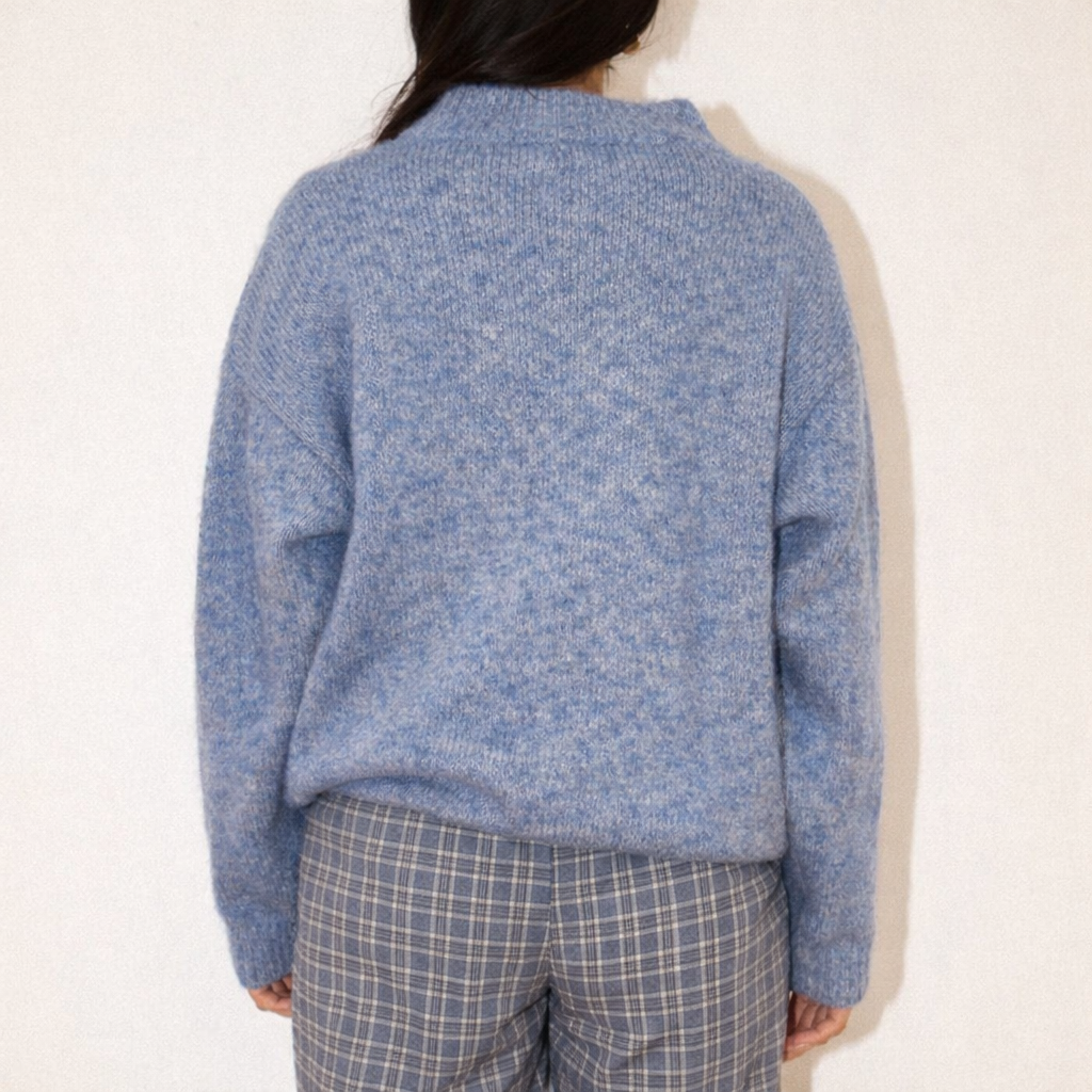 The Everyday Layer Sweater in Coastal Blue