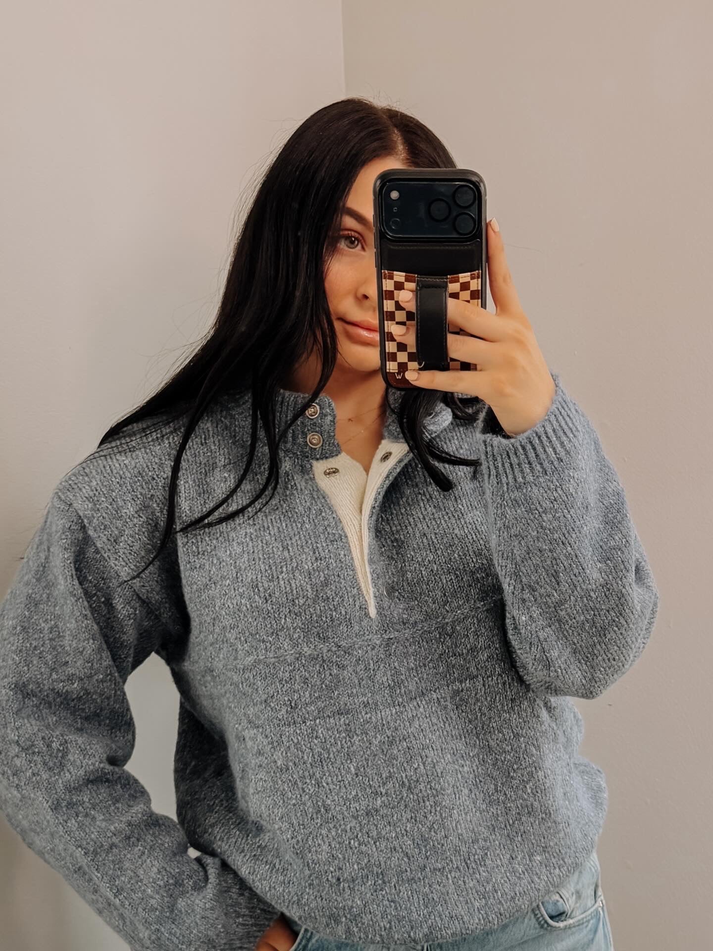 The Everyday Layer Sweater in Coastal Blue